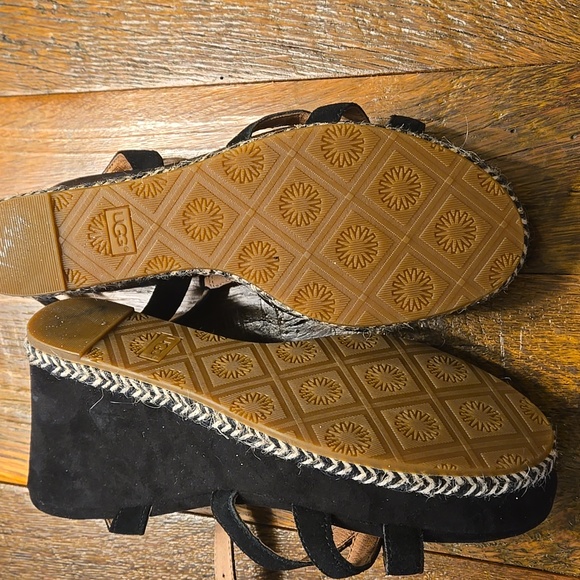 Ugg Melissa size 10 Suede Wedge Sandal - Picture 8 of 8